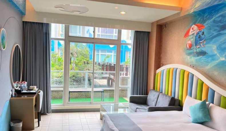 Ocean Theme Double Room With Balcony